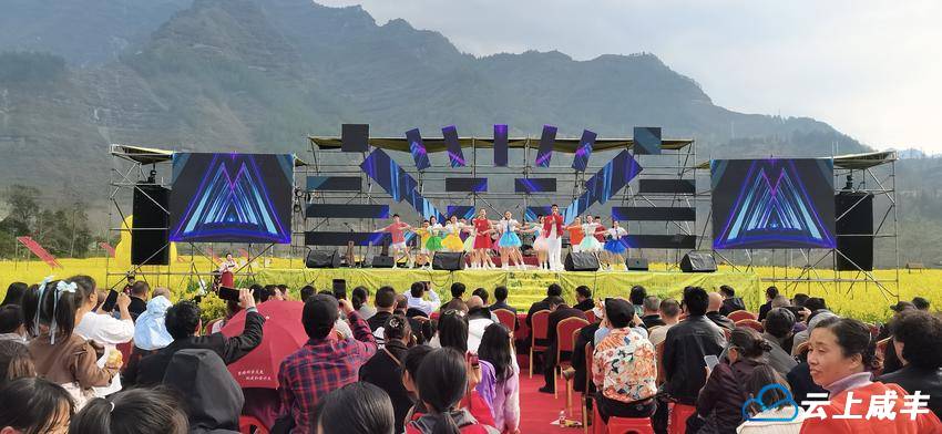 咸丰黔江联合举办第二届油菜花旅游观光活动
