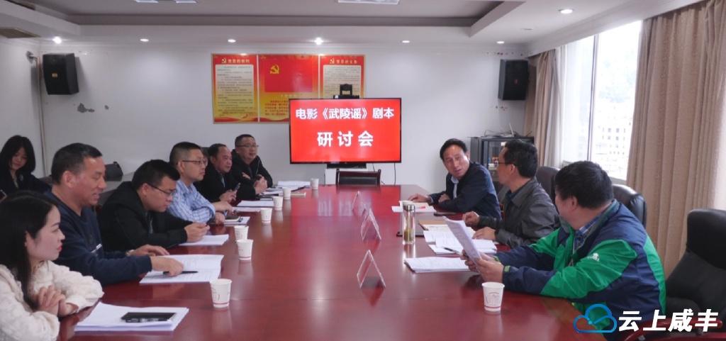 电影《武陵谣》剧本研讨会在咸丰举行
