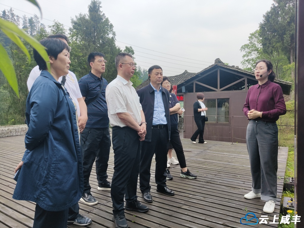 哈尔滨市人大常委会代表工委主任刘延刚一行来咸丰调研