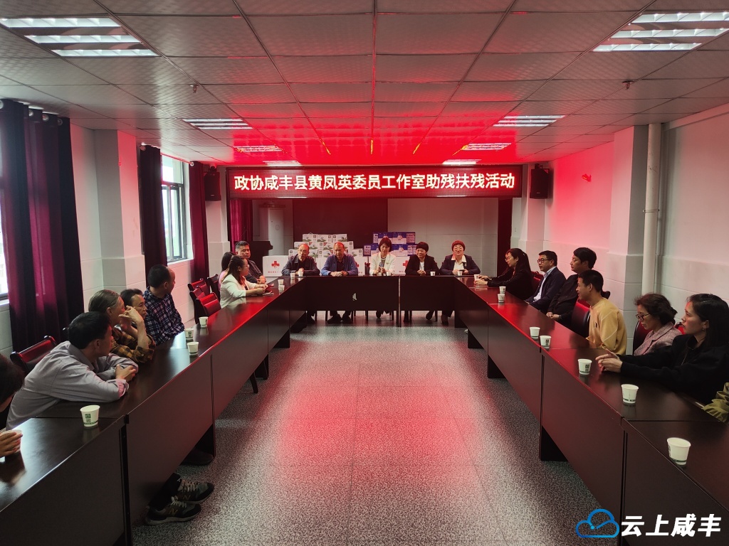政协咸丰县黄凤英委员工作室开展助残扶残活动