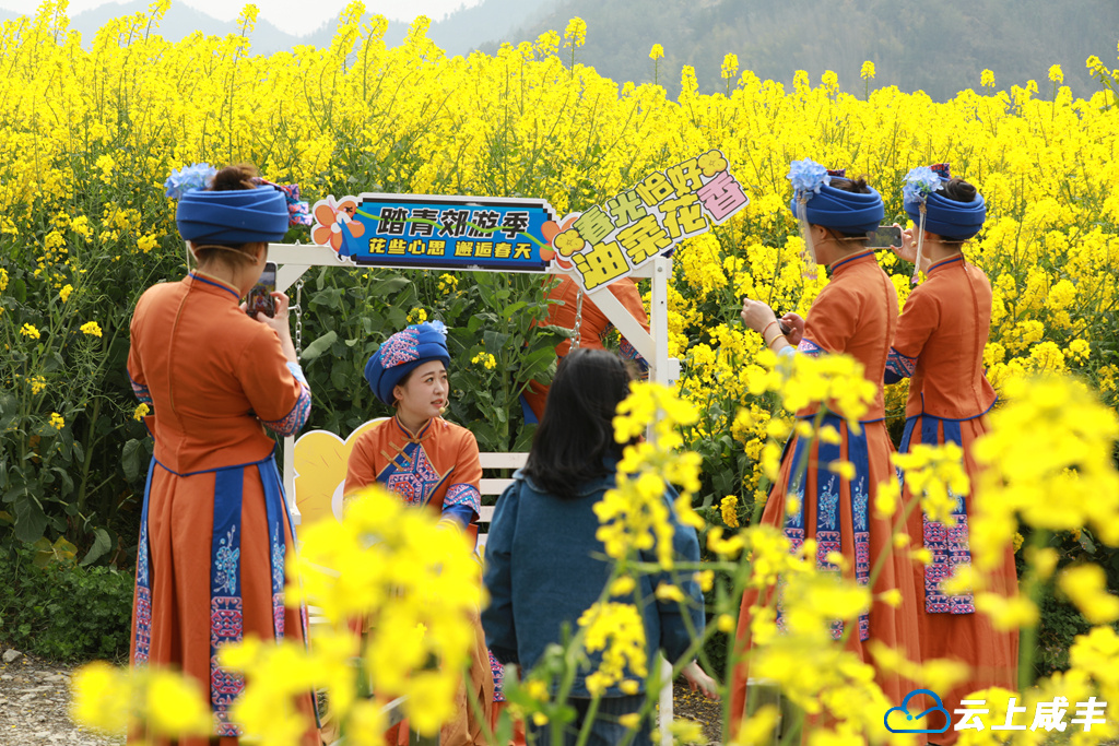 3月23日，第三届油菜花观光活动在大路坝区举行。咸丰县融媒体中心 文朝顺 摄.JPG