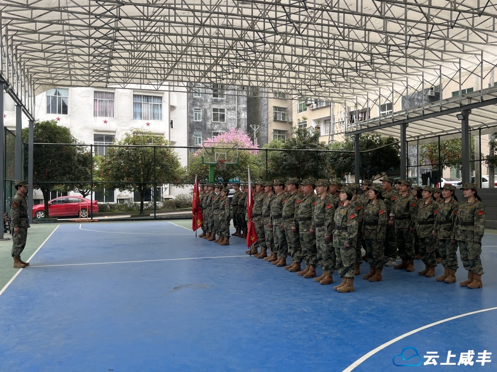 黄金洞开展民兵训练