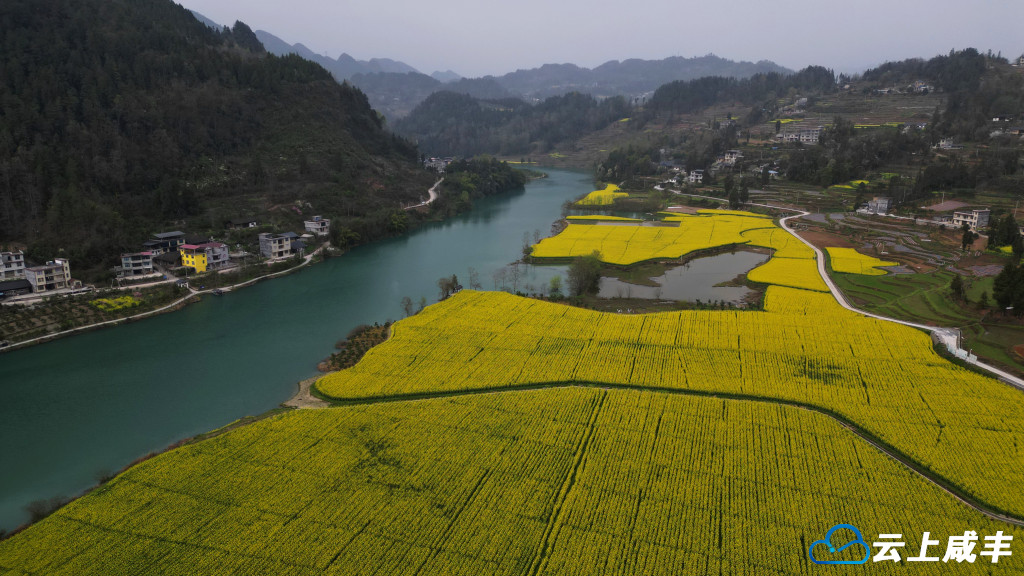 龙潭河畔美如画